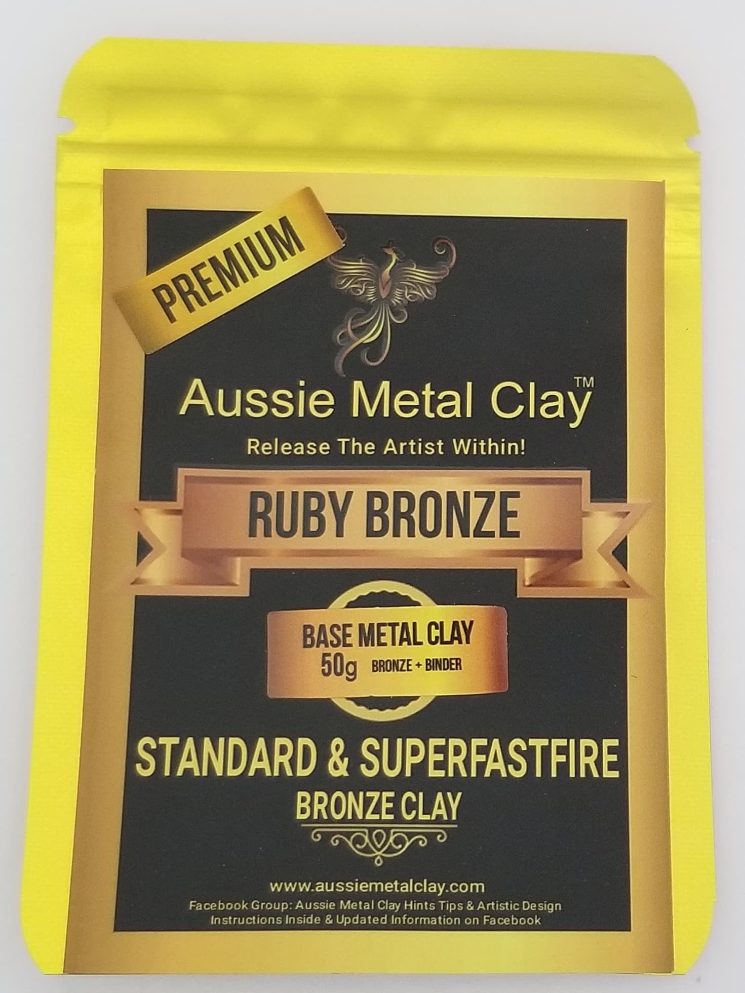 Aussie Ruby Bronze FLEX Lump clay ready to use