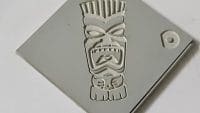 AMC Rubber Textures - Tribal Mask - 2cm x 2cm