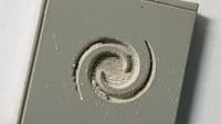 AMC Rubber Textures - Spiral 1 Topper - 1.5cm x 1.5cm
