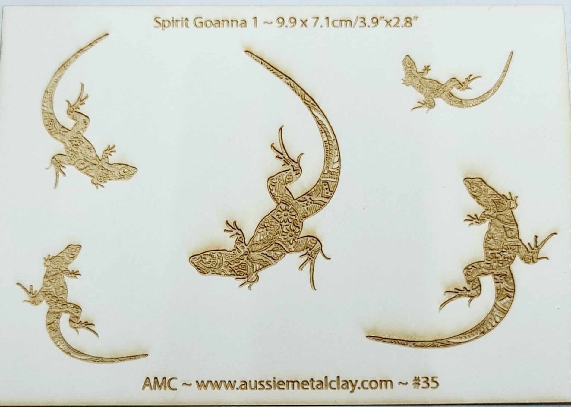 AMC Low Profile Textures - Spirit Goanna #35 - Cardstock