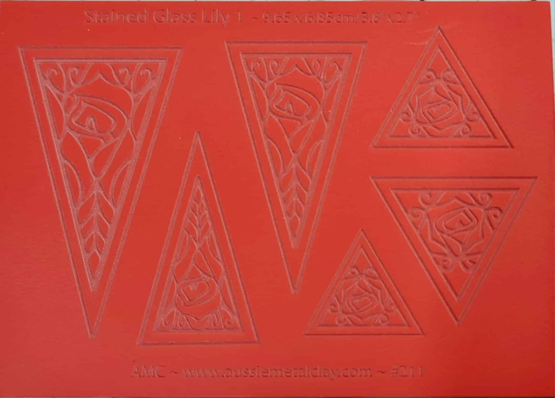 AMC Textures - Stained Glass Lily 1 #211 - Rubber