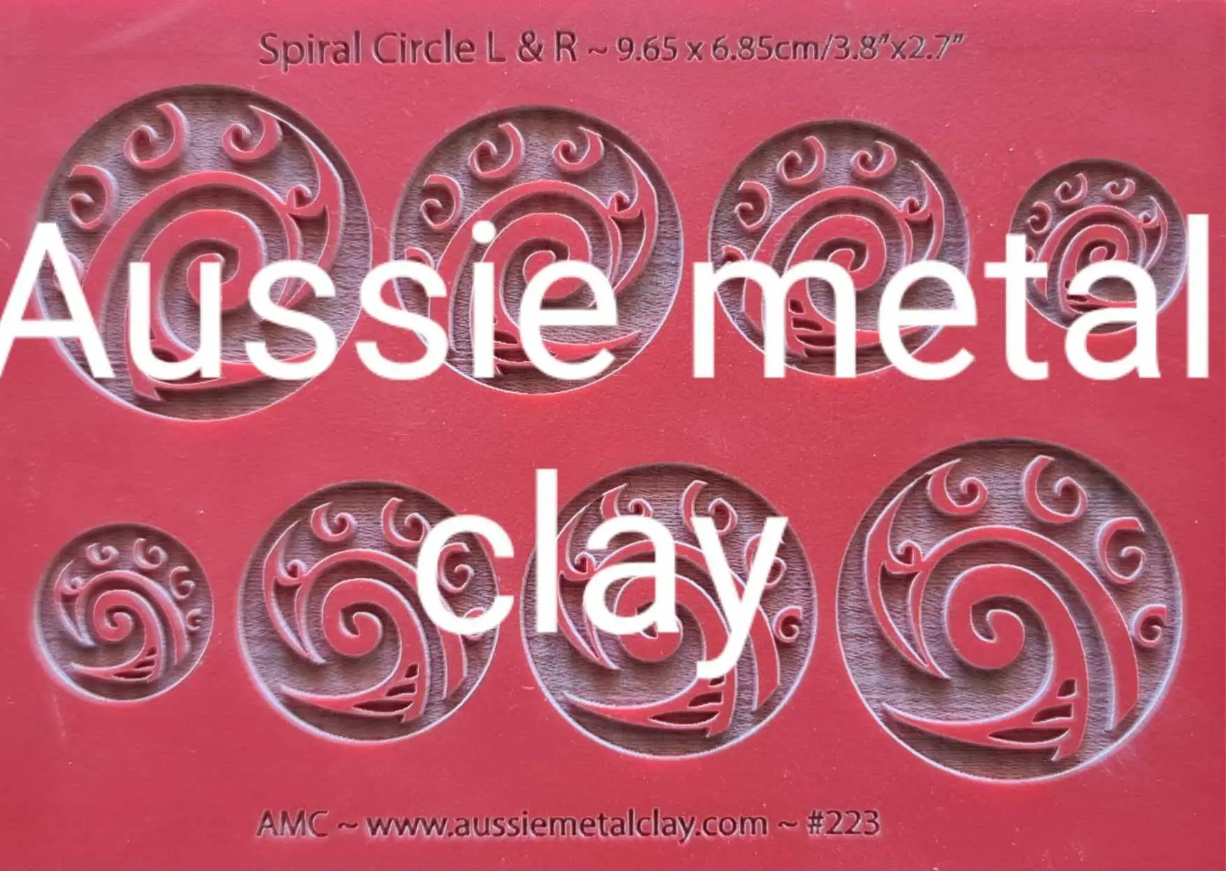 AMC Textures - Spiral Circle 1 #223 - Rubber - pre-order