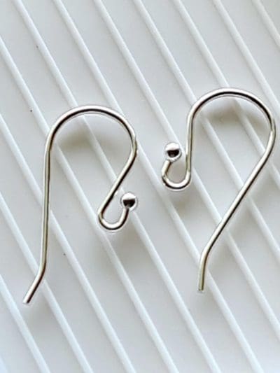 Argentium Earring Hooks #2 ~ 1 Pair
